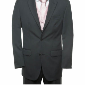 Grey Herringbone Lounge Coat with Matching Trouser